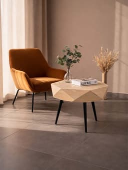 Столик кофейный, 62×62×55 см, манговое дерево