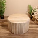 Столик кофейный, 80×80×46 см, манговое дерево