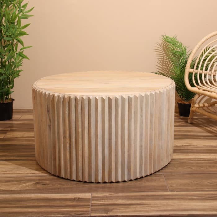 Столик кофейный, 80×80×46 см, манговое дерево