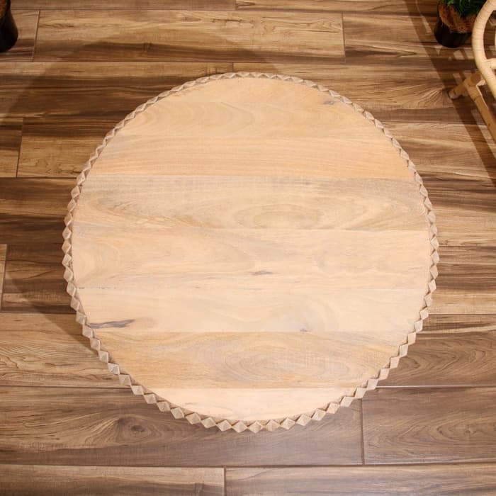 Столик кофейный, 80×80×46 см, манговое дерево