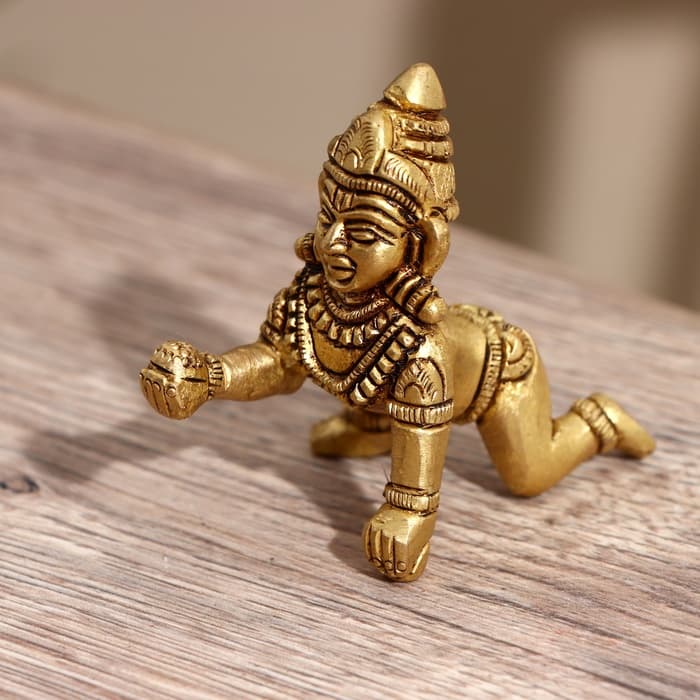 Сувенир «Маленький Кришна», 6 см, латунь