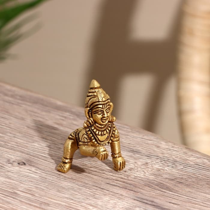 Сувенир «Маленький Кришна», 6 см, латунь
