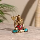 Сувенир «Шива», 5.5 см, латунь, камень