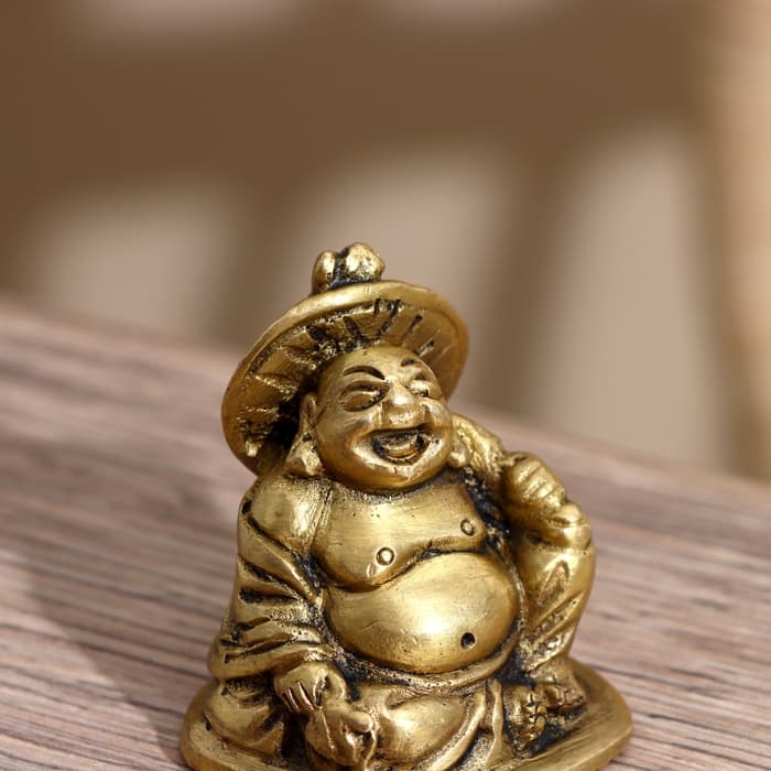 Сувенир «Хотэй», 4.5 см, латунь