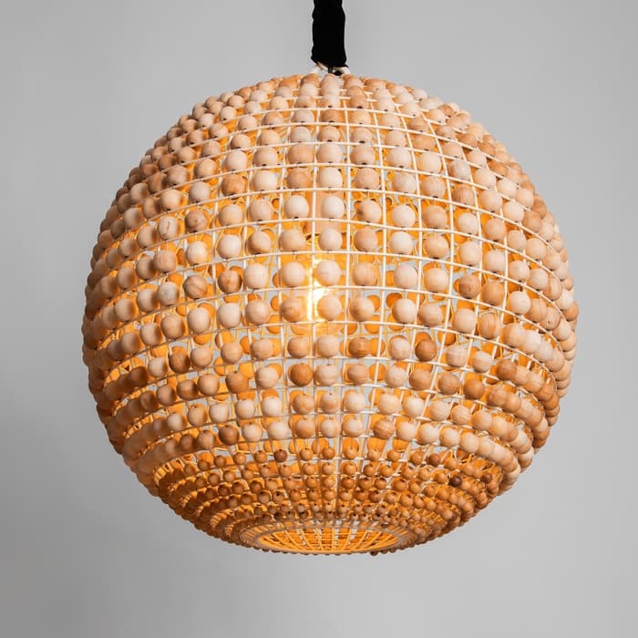 Светильник потолочный «Сёкл», 1×40 Вт, Е27, 52×52×57 см, бежевый