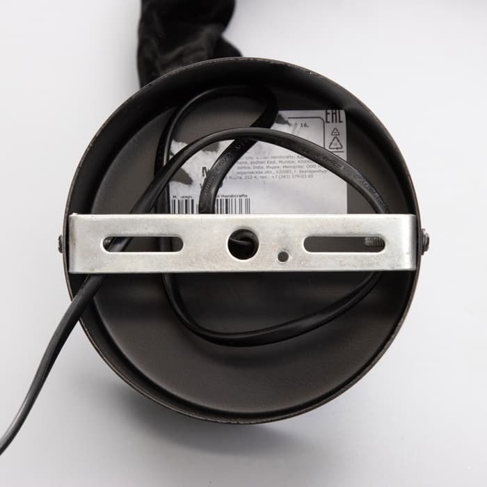 Светильник потолочный «Сёкл», 1×40 Вт, Е27, 41×41×47 см, чёрный