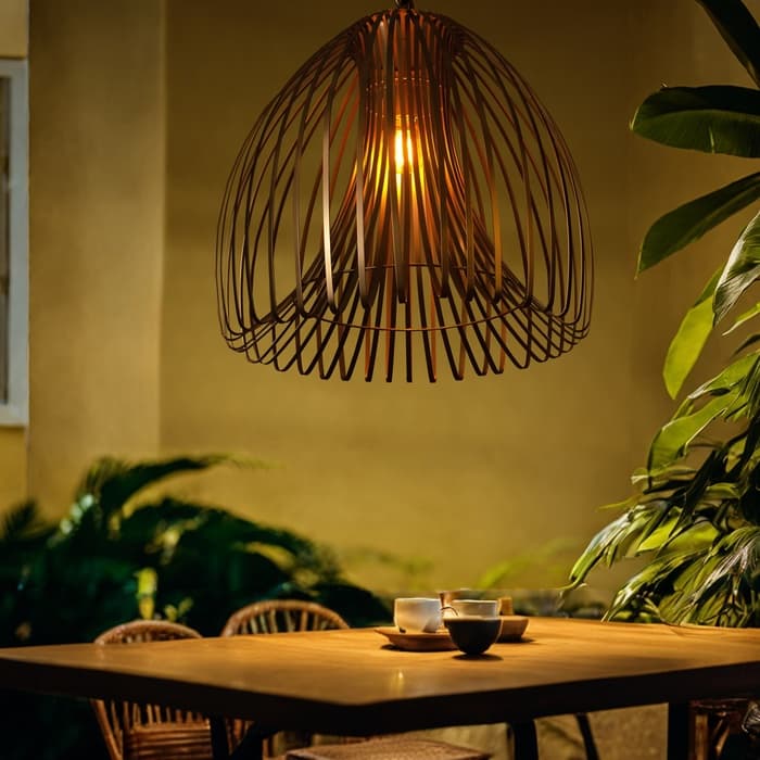 Светильник потолочный «Лиф», 1×40 Вт, Е27, 60×60×71 см, серебро