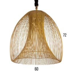 Светильник потолочный «Флоп», 1×40 Вт, Е27, 60×60×72 см, золотистый