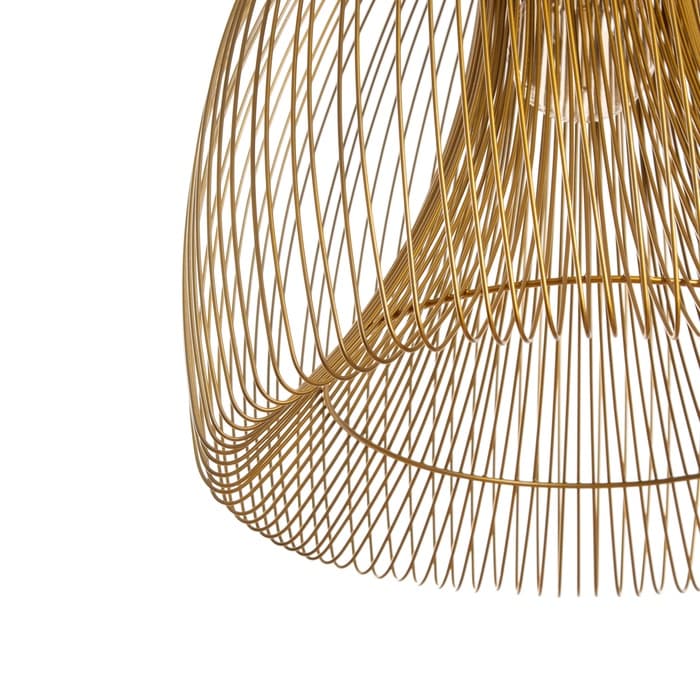 Светильник потолочный «Флоп», 1×40 Вт, Е27, 50×50×62 см, золотистый