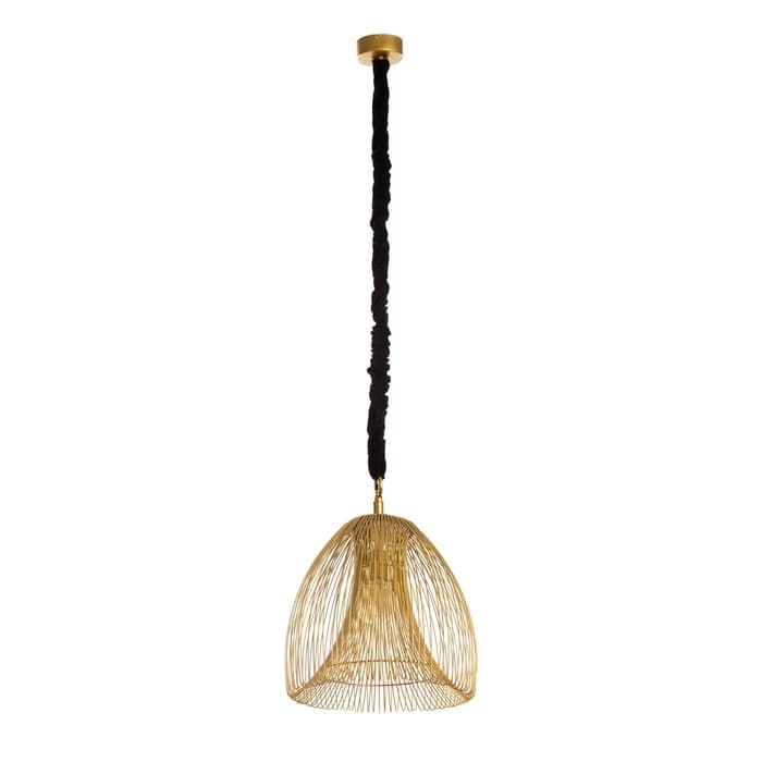 Светильник потолочный «Флоп», 1×40 Вт, Е27, 43×43×53 см, золотистый