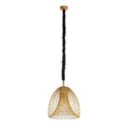 Светильник потолочный «Флоп», 1×40 Вт, Е27, 43×43×53 см, золотистый