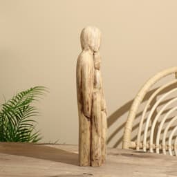 Абстракция «Семья», 15.5×7×41.5 см, манговое дерево