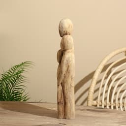 Абстракция «Семья», 15.5×7×41.5 см, манговое дерево