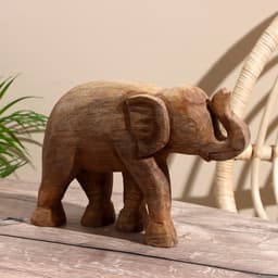 Сувенир «Слоник», 24×8×20.5 см, манговое дерево