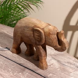 Сувенир «Слоник», 24×8×20.5 см, манговое дерево