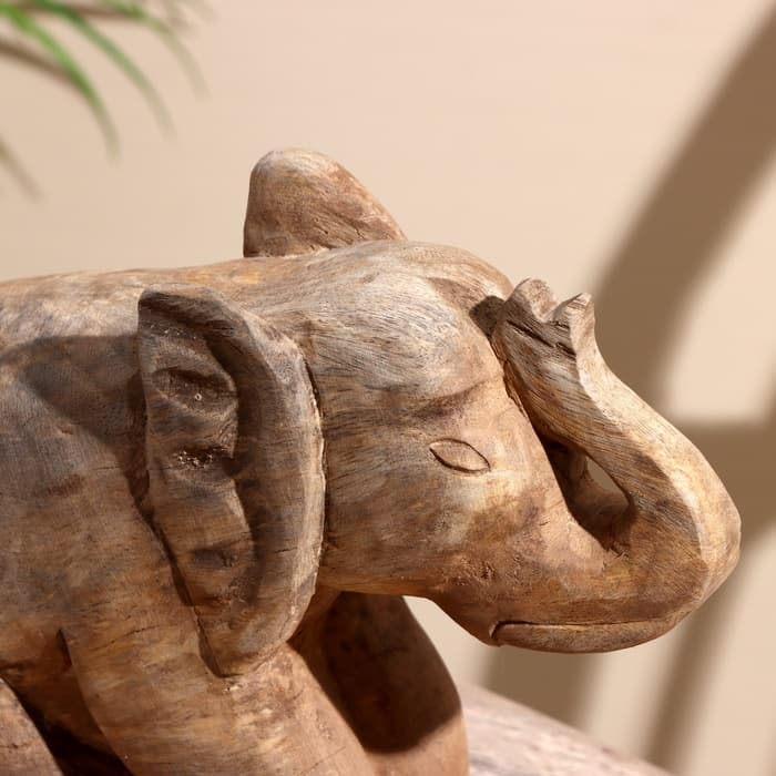 Сувенир «Слоник», 26×8×20.5 см, манговое дерево