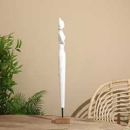 Сувенир на подставке «Девушка», 10×10×75 см, манговое дерево