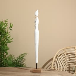 Сувенир на подставке «Девушка», 10×10×75 см, манговое дерево