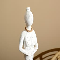 Сувенир на подставке «Девушка», 10×10×75 см, манговое дерево