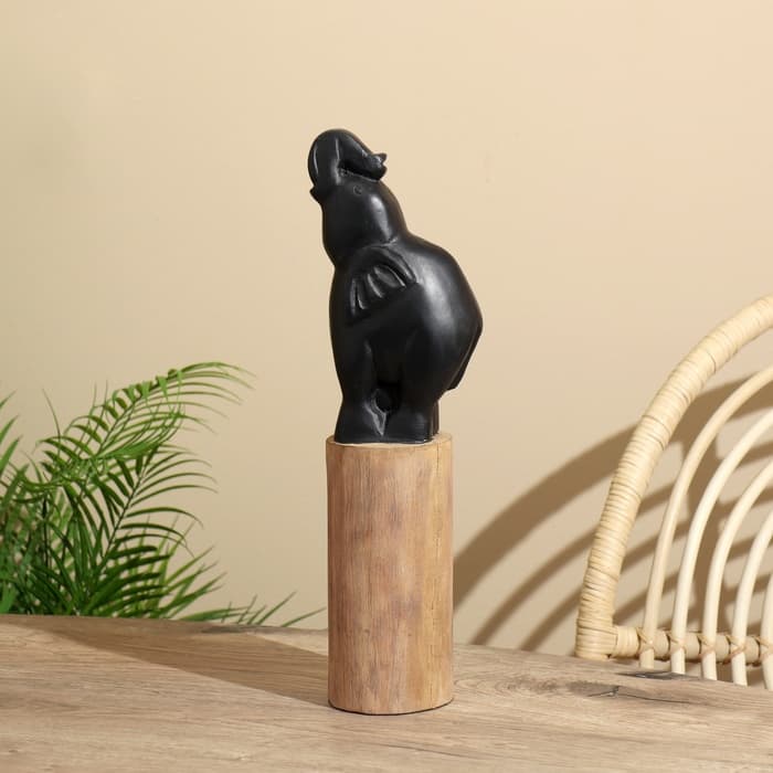 Сувенир «Слоник», 14×9×41 см, манговое дерево