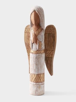 Сувенир «Ангел», 24×13×54 см, манговое дерево