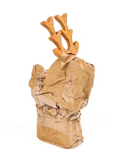 Сувенир «Олень», 25×14.5×43 см, манговое дерево