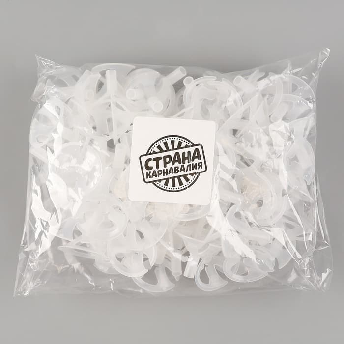 Держатель для шаров, d=5 мм, 100 шт., прозрачные