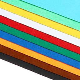 Набор фетра Calligrata, А4, 10 листов, 10 цветов, толщина-2 мм, мягкий, самоклеящийся