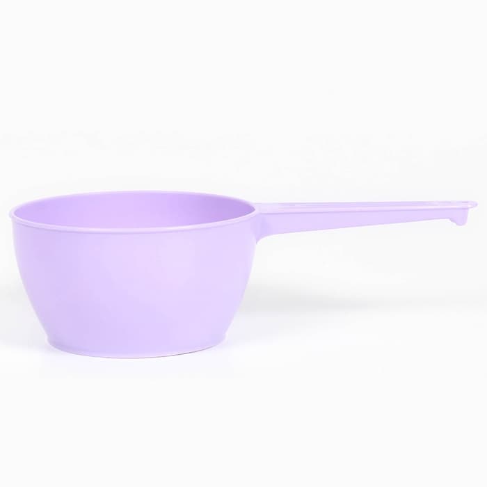 Ковш пластиковый для купания и мытья головы, детский банный ковшик, 1 л., лаванда