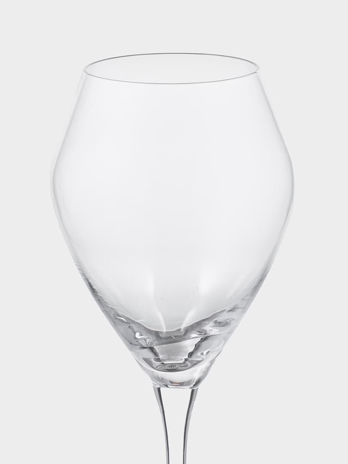 Бокалы для вина «Брависсимо», 360 мл, набор 6 шт., стекло, прозрачные