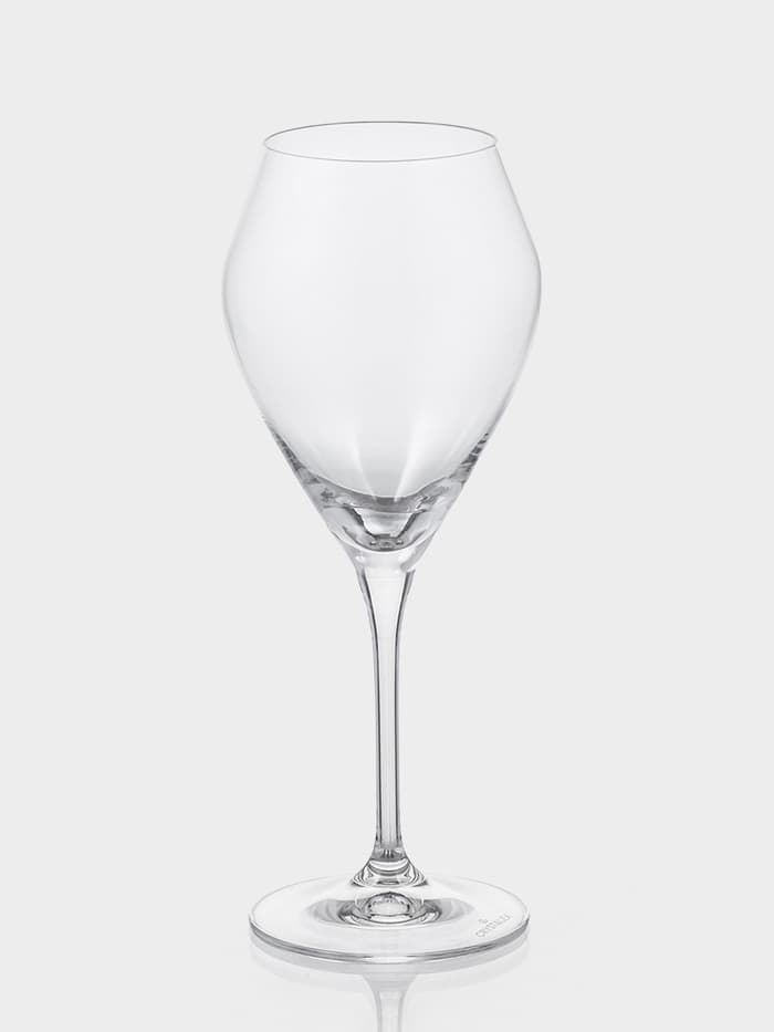 Бокалы для вина «Брависсимо», 420 мл, набор 6 шт., стекло, прозрачные