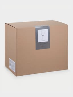 Бокалы для вина «Брависсимо», 420 мл, набор 6 шт., стекло, прозрачные