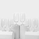 Пивные бокалы «Баблс», 480 мл, набор 6 шт., стекло, прозрачные