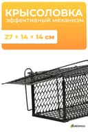 Крысоловка, 27×14×14 см, металлическая, Greengo