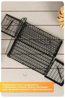 Крысоловка, 27×14×14 см, металлическая, Greengo