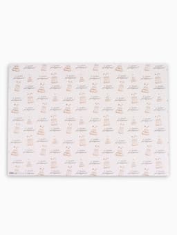 Бумага упаковочная «Тортики», глянец, 100×70 см