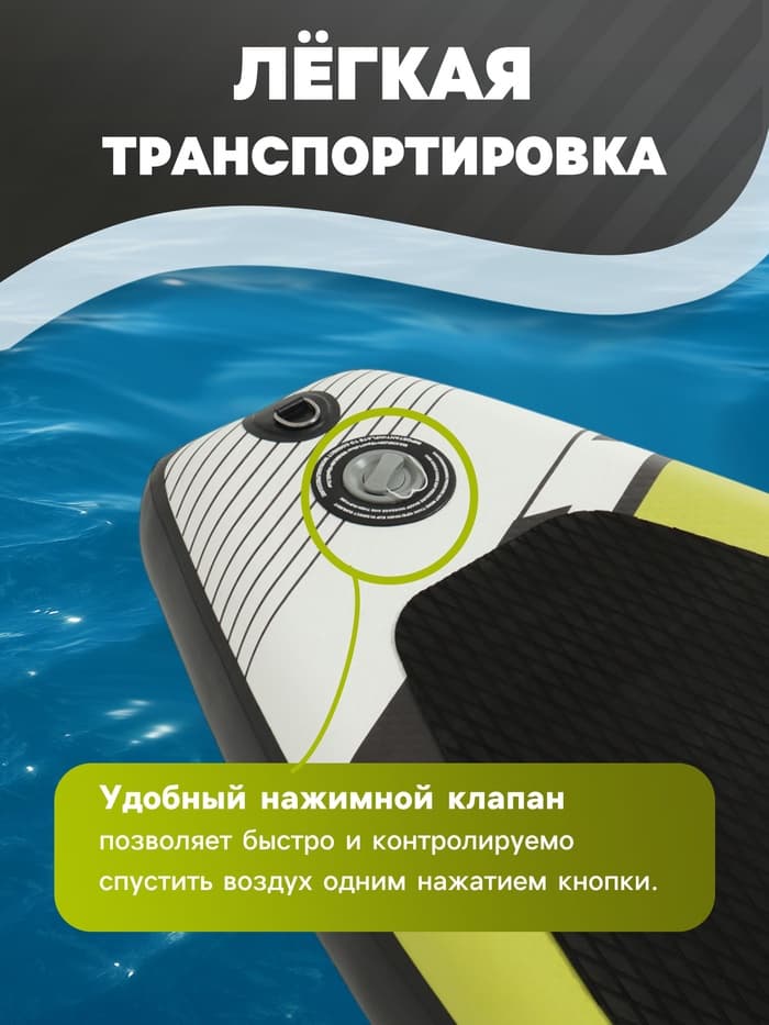 Сапборд гоночный KELPIE 10.6", 320×80×15 см