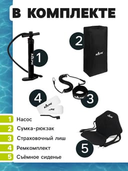 Сапборд гоночный KELPIE 10.6", 320×80×15 см
