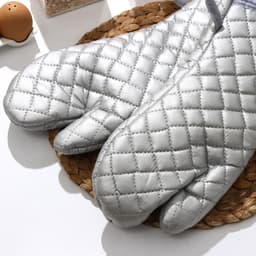 Набор прихваток Доляна «Профи», 2 шт., 37.5×17.5×2 см, серые