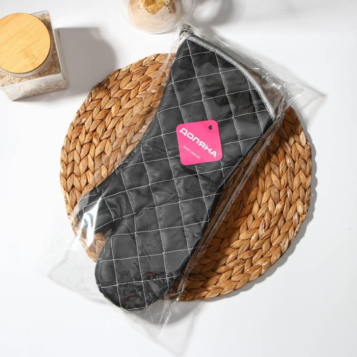 Набор прихваток «Профи», 2 шт., 41×17×2.5 см, чёрный