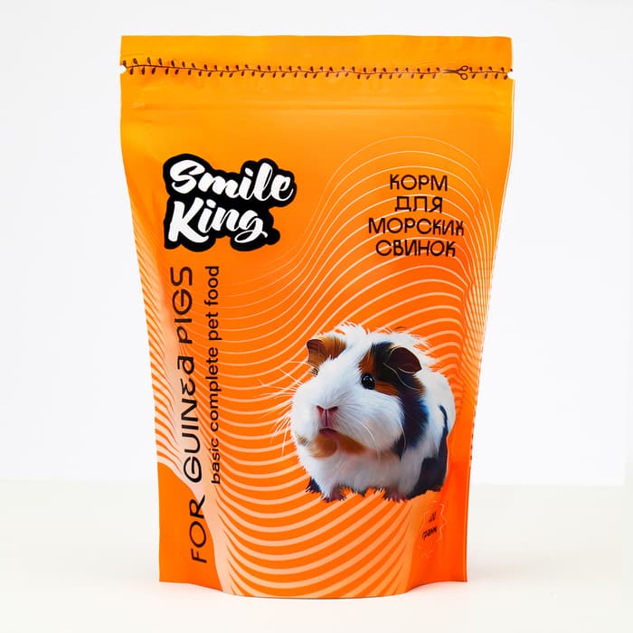 Smile King корм для морской свинки, дой-пак пакет 400 г