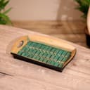 Поднос из бамбука, 25×18×4 см