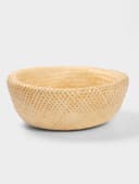 Корзинка плетёная, 40×40×18 см, бамбук