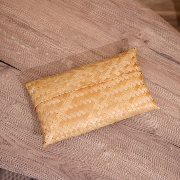 Шкатулка плетёная, 30×18×5 см, бамбук