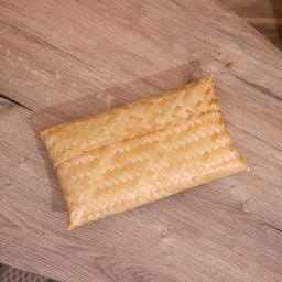 Шкатулка плетёная, 30×18×5 см, бамбук