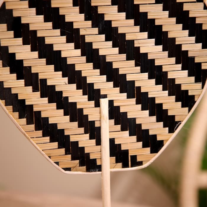 Опахало из бамбука, 23×1×33 см