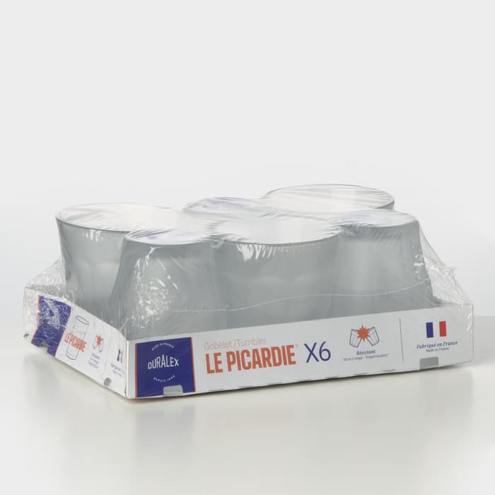 Набор стаканов PICARDIE, 250 мл, 6 шт., стекло, матовый