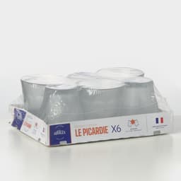 Набор стаканов PICARDIE, 250 мл, 6 шт., стекло, матовый