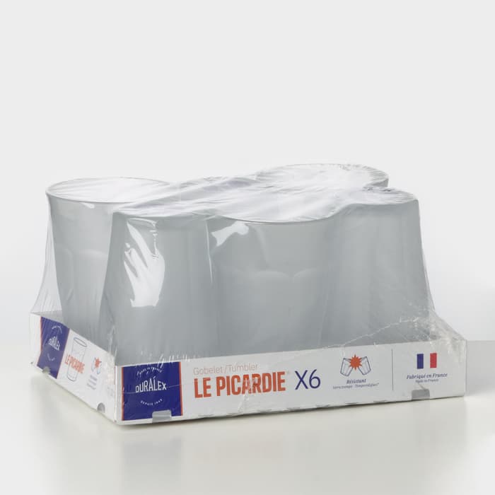 Набор стаканов PICARDIE, 360 мл, 6 шт., стекло, матовый