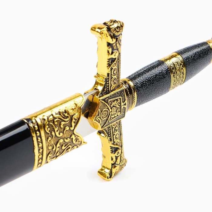 Макет оружия «Сувенирный кортик. Звезда Давида», золото-синий, 10×40 см